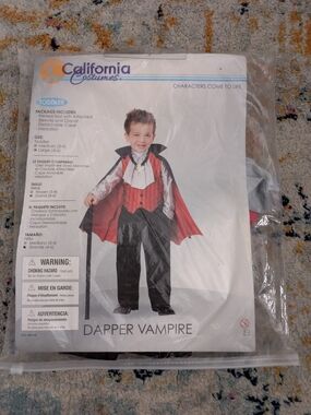 California Costumes Dapper Vampire Toddler Costume
